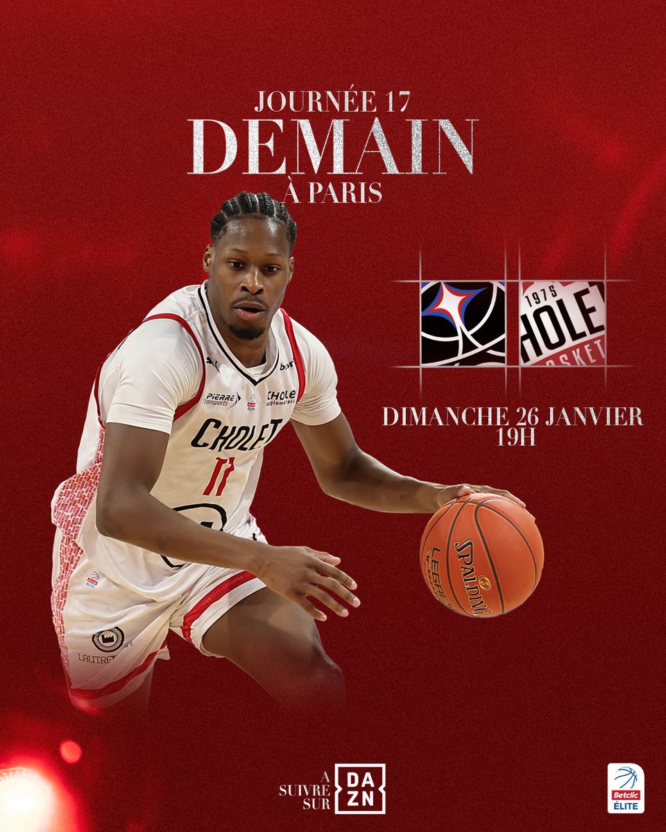 CB_officiel's tweet photo. #BetclicELITE : 17ème Journée
Choc au sommet, CB va t'il conserver sa place de leader ?
📆 Dimanche 26 janvier
⏰ 19h00
🏟️ Adidas Arena
📺 en clair sur @DAZN_FR 🆓
📽️ Retransmission à @lautreusine
#PBCB #CBFAMILY @Betclic_ELITE https://t.co/RVAkN7k6s1