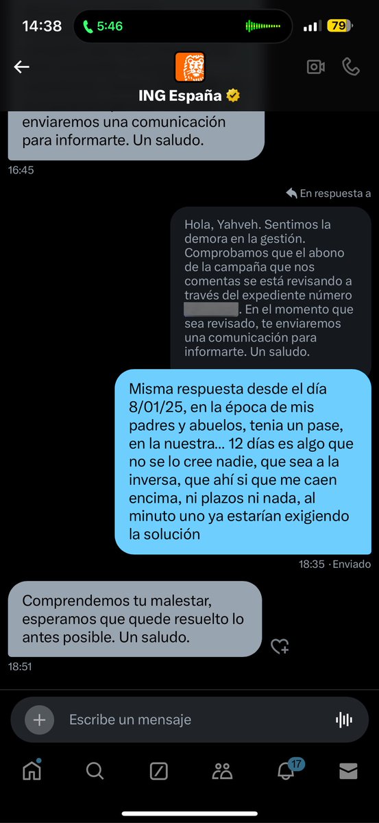 canariomlp's tweet photo. Será que desde el Martes 21/01/25 volvimos a los años 90 donde la era digital solo era fruto de Hollywood, porque @ING_es llevan desde el día 08/01/25 revisando, esto es de traca vamos. https://t.co/sGPrauY3iO