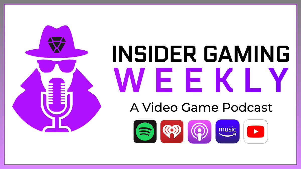 Insider Gaming (@insidergamingig) on Twitter photo ANNOUNCEMENT: INSIDER GAMING WEEKLY - A VIDEO GAME PODCAST.
Join <a href="/MikeStrawMedia/">Mike Straw</a>, <a href="/Nukov_/">GTH 🔜 Gamescom</a>, <a href="/TheWeeklyWrapUp/">“A2TheP” Albert Perkins</a> each Friday with appearances by <a href="/_Tom_Henderson_/">Tom Henderson</a>
Subscribe now on Spotify, Apple Podcasts, Amazon Music, iHeartRadio, & YouTube.
First episode coming today! ANNOUNCEMENT: INSIDER GAMING WEEKLY - A VIDEO GAME PODCAST.
Join <a href="/MikeStrawMedia/">Mike Straw</a>, <a href="/Nukov_/">GTH 🔜 Gamescom</a>, <a href="/TheWeeklyWrapUp/">“A2TheP” Albert Perkins</a> each Friday with appearances by <a href="/_Tom_Henderson_/">Tom Henderson</a>
Subscribe now on Spotify, Apple Podcasts, Amazon Music, iHeartRadio, & YouTube.
First episode coming today!