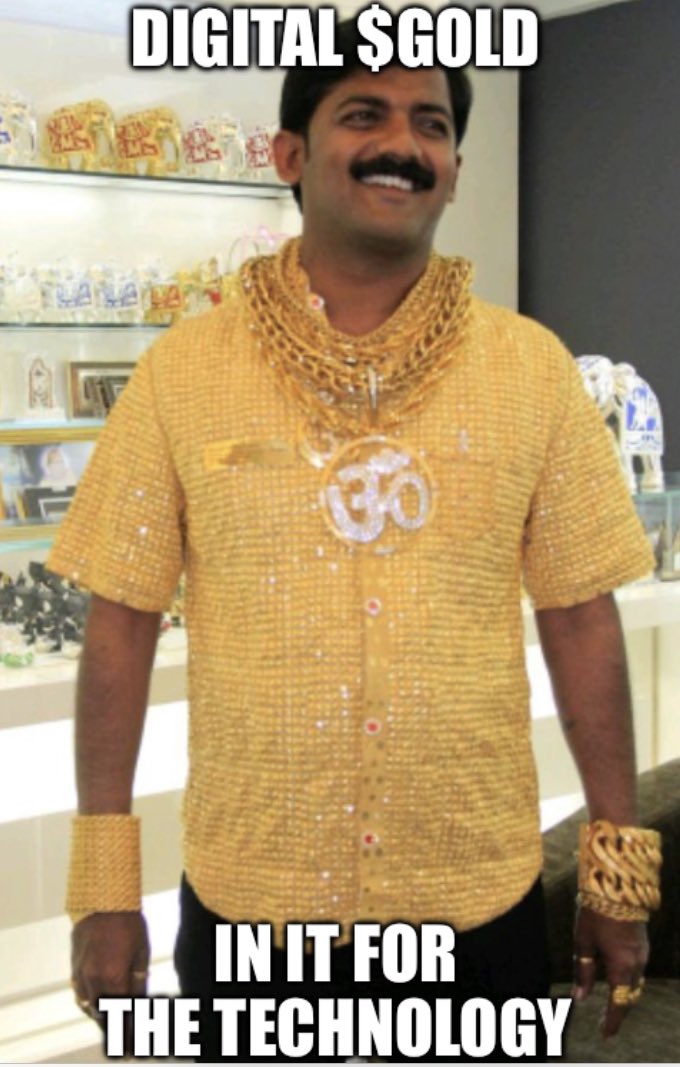 Aped the 5th digital $gold CTO 

This coin refuses to die 100m must be programmed 

dexscreener.com/solana/GJf198U… 

t.me/digitalgoldcto2