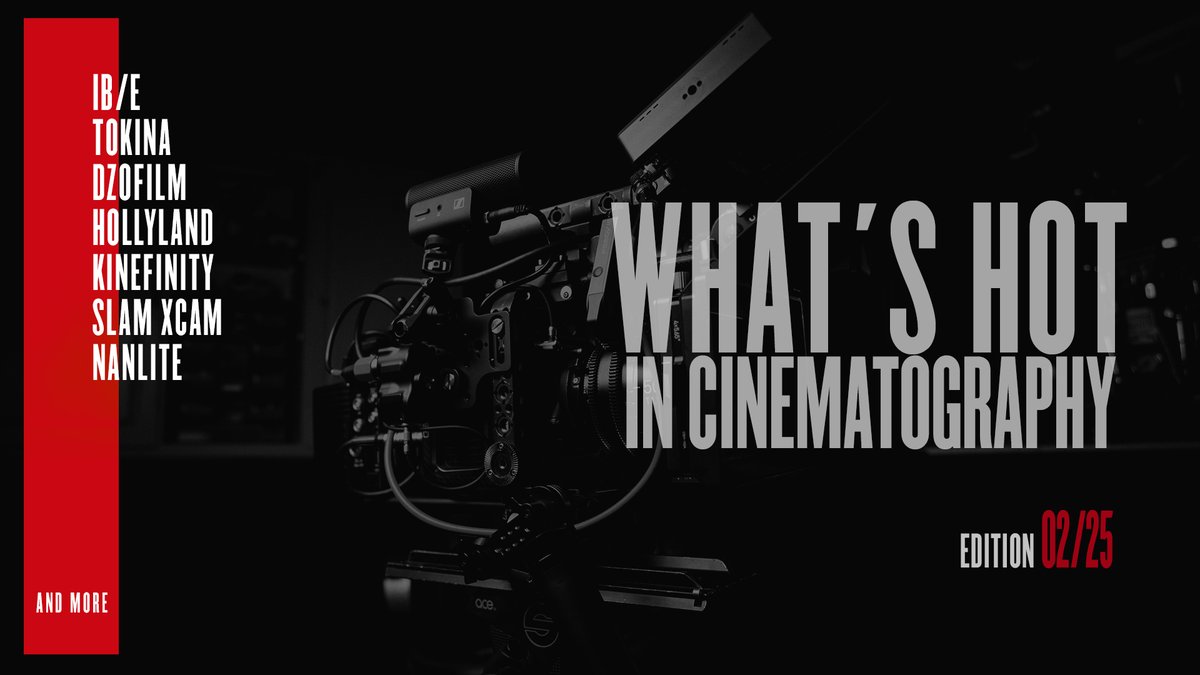 suite717's tweet photo. 🎥 WHAT'S HOT IN CINE | 02/25
Weekly Buzz for Filmmakers &amp; Cine Pros

Alle Cine-Produktneuheiten, die mich in den letzten Tagen erreicht haben, kurz und knackig im #Filmmaking LinkedIn-Newsletter zusammengefasst.

🚀 https://t.co/0XEyVDrrML https://t.co/fRdke10dDa