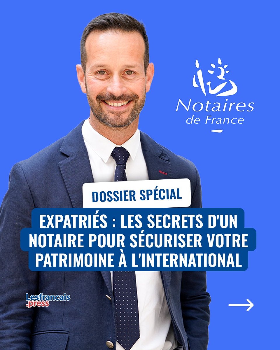 francaispresse's tweet photo. 🇫🇷 Expatriés, sécurisez votre patrimoine avec Frédéric Varin, notaire expert en fiscalité internationale ! 💼 
👉 https://t.co/y2cAkq4urw

#Expatriés #Patrimoine #Fiscalité #FDE
@Notaires_CSN https://t.co/rpjVGQ6SjY
