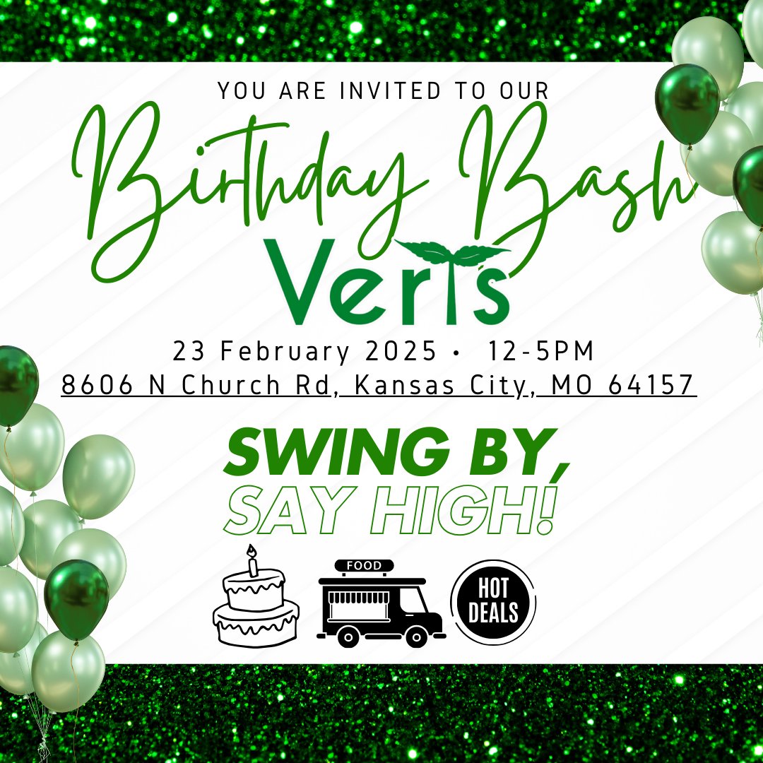 Ya'll hear we've been in KC a YEAR!? Swing by and celebrate our birthday with us on 2/23/25! 🌱