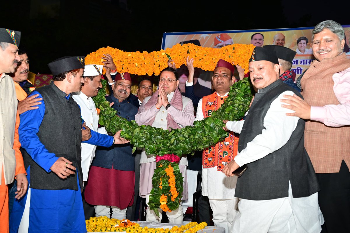 Pushkar Singh Dhami tweet media