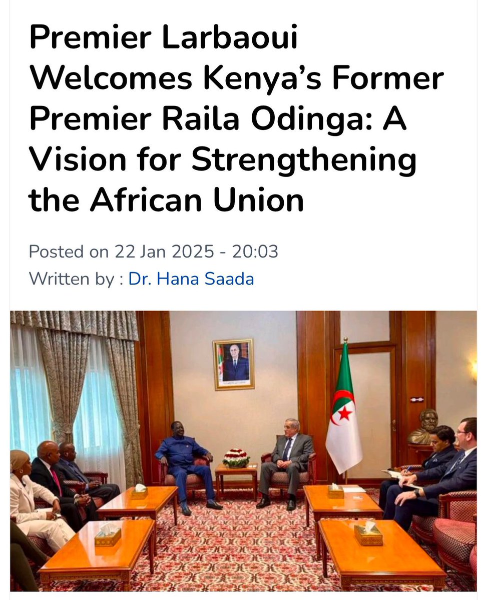 Ambassador Thuku🇰🇪 (@diplomat_thuku) on Twitter photo Baba Raila Odinga continues to unite Africa! His reception in North Africa is nothing short of inspiring. The journey toward a united and prosperous continent is in safe hands.
<a href="/ANA_BreakNews/">Africa News Agency</a>
#TheAfricanLion 🇰🇪 Baba Raila Odinga continues to unite Africa! His reception in North Africa is nothing short of inspiring. The journey toward a united and prosperous continent is in safe hands.
<a href="/ANA_BreakNews/">Africa News Agency</a>
#TheAfricanLion 🇰🇪