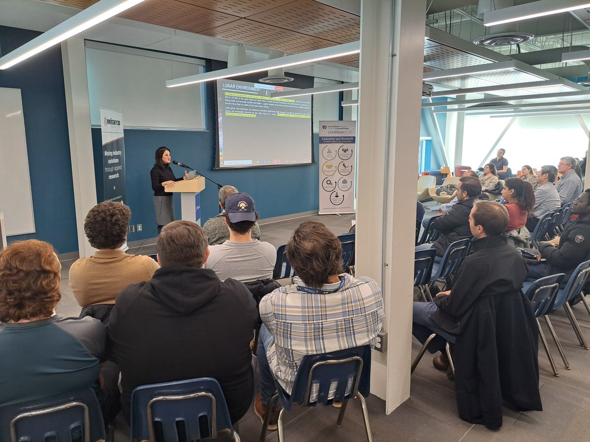 MIRARCO (@mirarco1) on Twitter photo Thank you, Dr. <a href="/Pooneh_Maghoul/">Pooneh Maghoul</a>, for sharing your insights into "The Role of Geotechnical Engineering in Human Settlement on the Moon and Beyond" yesterday <a href="/LaurentianU/">Laurentian University - Université Laurentienne</a>!
Congrats to the student who was awarded the $300 <a href="/GSM_LU/">Goodman School of Mines</a> scholarship!
Let’s keep reaching for the stars! 🚀✨ Thank you, Dr. <a href="/Pooneh_Maghoul/">Pooneh Maghoul</a>, for sharing your insights into "The Role of Geotechnical Engineering in Human Settlement on the Moon and Beyond" yesterday <a href="/LaurentianU/">Laurentian University - Université Laurentienne</a>!
Congrats to the student who was awarded the $300 <a href="/GSM_LU/">Goodman School of Mines</a> scholarship!
Let’s keep reaching for the stars! 🚀✨