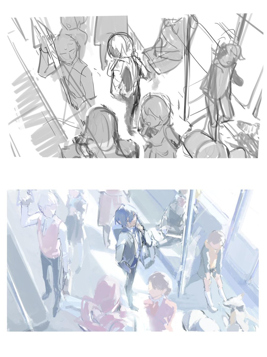 One of the works for my #P3R unofficial derivative worked together with @19miomi released in Oct 2024.
p1 is the part of the process that I mainly undertook about. Thanks to 19miomi for helping me polish the rest of this work. 