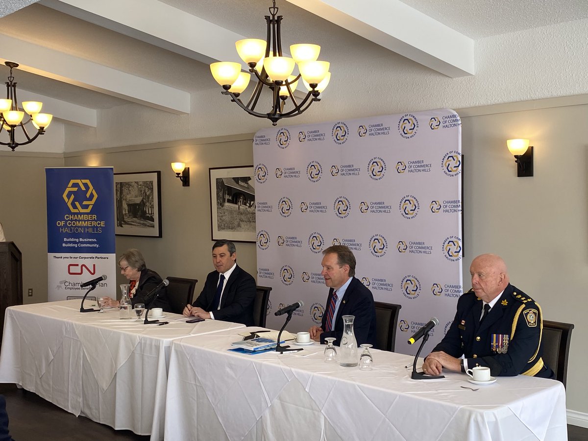 Spending some time in <a href="/_HaltonHills/">Town of Halton Hills</a> with the <a href="/HHCoC/">Halton Hills Chamber of Commerce</a> at this mornings Local Leaders Breakfast representing <a href="/CNRailway/">Canadian National</a> as the presenting sponsor.