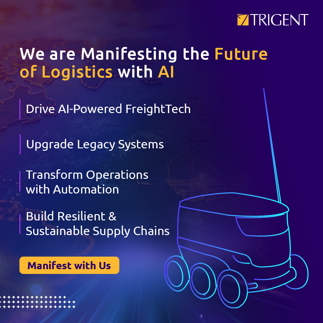 We’re manifesting a smarter, sustainable future for logistics with Trigent AI Studio and Trigent AXLR8 Labs! 🚀 To know more, meet our experts at #Manifest2025. Pre-book slot here: hubs.ly/Q033Vm700