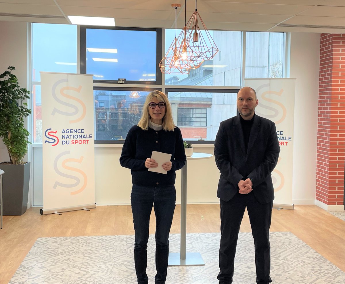 Agence nationale du Sport (@agence_du_sport) on Twitter photo Visite officielle ce 24/01 de <a href="/MarieBarsacq/">marie barsacq</a>, Ministre des Sports, de la Jeunesse et de la Vie Associative.
Une matinée d'échanges pour réaffirmer l'engagement de l'Agence au service du sport français et partager les orientations stratégiques à long terme. 🔵⚪🔴
#TousPourLeSport Visite officielle ce 24/01 de <a href="/MarieBarsacq/">marie barsacq</a>, Ministre des Sports, de la Jeunesse et de la Vie Associative.
Une matinée d'échanges pour réaffirmer l'engagement de l'Agence au service du sport français et partager les orientations stratégiques à long terme. 🔵⚪🔴
#TousPourLeSport