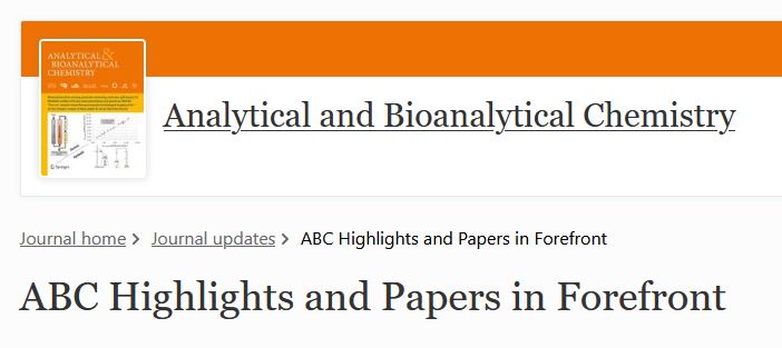 Looking for something to read this weekend? Take a look at the #ABCHighlights and Papers in Forefront: they are invited or selected by the ABC Editors and now freely access for a period of 8 weeks! 
<a href="/springer1842/">Springer</a> <a href="/Springer_Chem/">Springer Chemistry</a>

link.springer.com/journal/216/up…