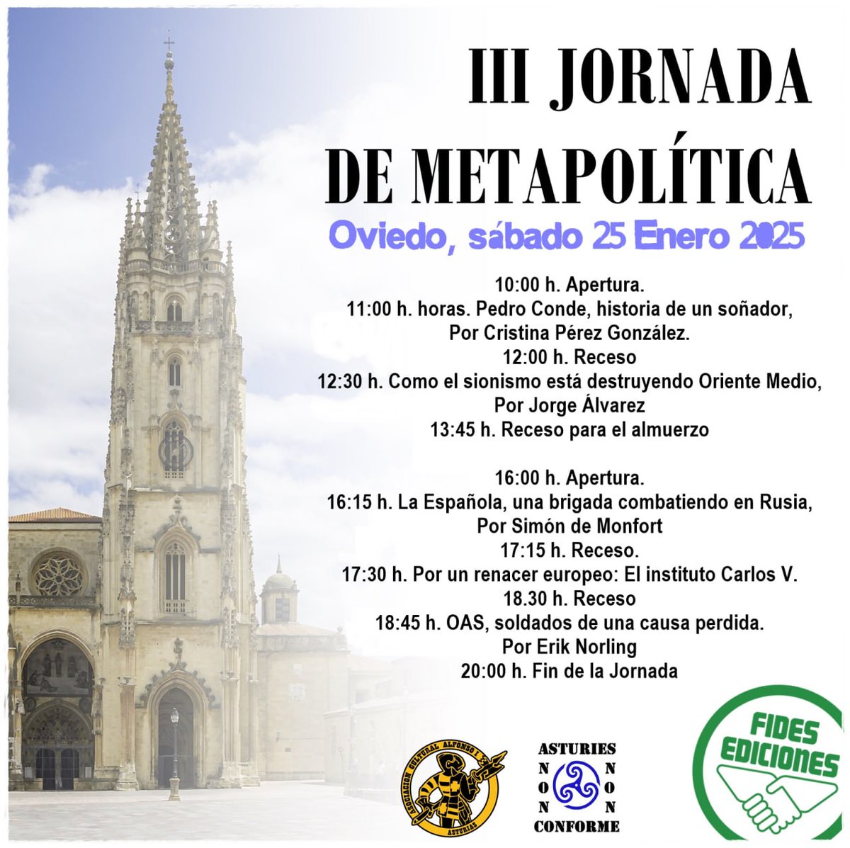 📍Mañana tenéis una cita en el hotel NH principado desde las 10:00.