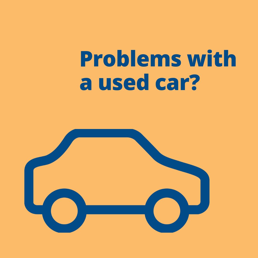 🚗 If there’s something wrong with your used car, you might have a legal right to a repair, the cost of a repair, or some or all of your money back.

We can help you understand what you’re entitled to ⤵️
bit.ly/4ayFRKf