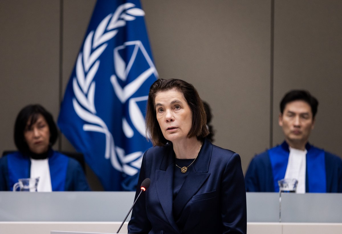 IntlCrimCourt's tweet image. President of the Supreme Court of #Netherlands H.E. Dineke de Groot during keynote address at official opening of #judicialyear: “Cooperation of national authorities with the #ICC is a significant responsibility in view of the common aim of preventing impunity for int’l crimes.”