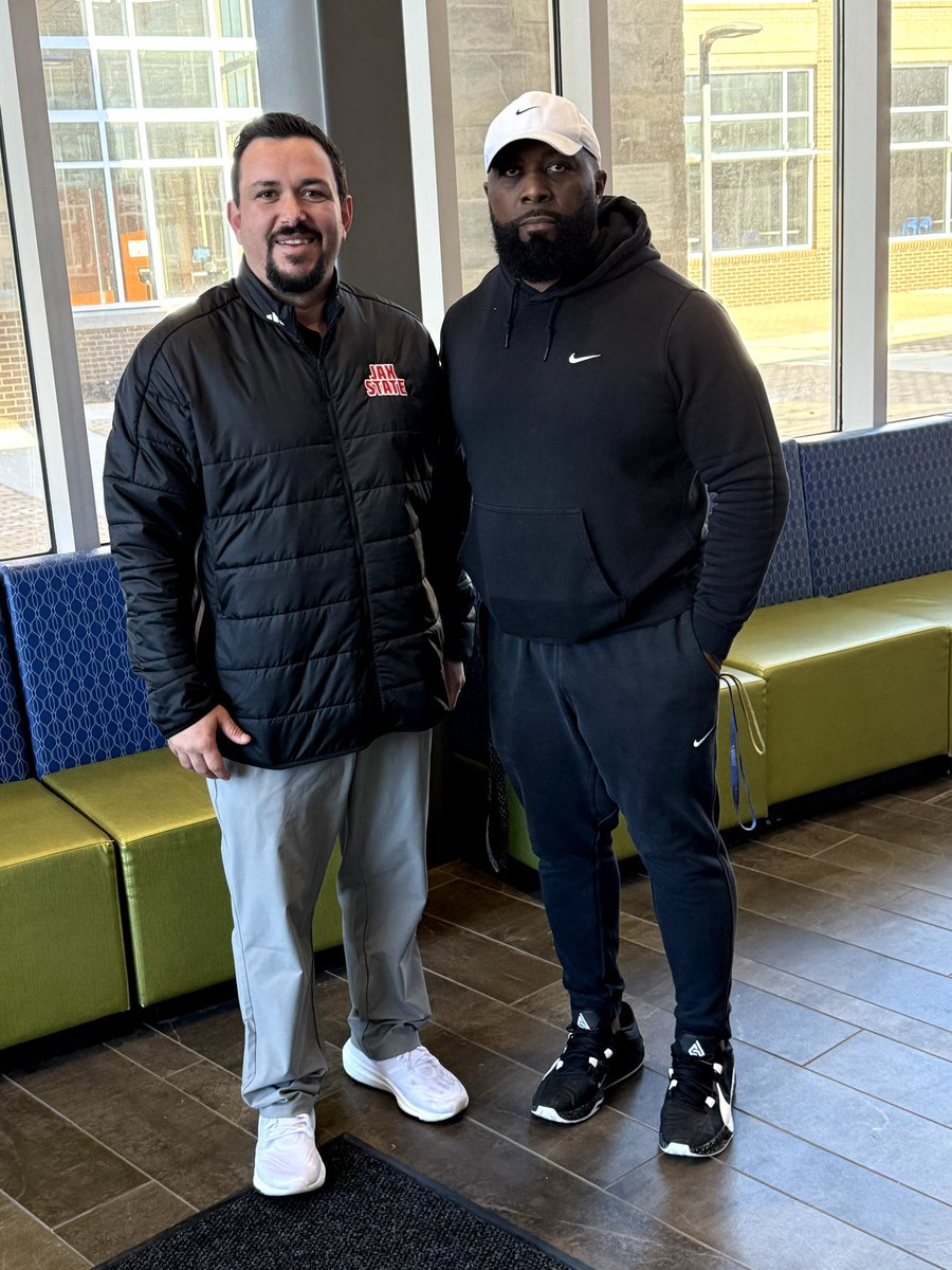Mae Jemison High Football (@jemisonjags) on Twitter photo Would Like To Thank <a href="/CoachBertB/">Bert Biffani</a> of <a href="/JaxStateFB/">Jax State Football</a> For Stopping By Jemison High To Check Out Our Student-Athletes!! <a href="/CoachRW24/">Rico White</a> <a href="/DexPreps/">DexPreps</a> <a href="/GrindLab/">GrindLab Academy</a> <a href="/DrewD977ESPN/">Drew DeArmond</a> <a href="/DownSouthFb1/">Down South</a> <a href="/UnLockYourGame/">UnLockYourGame</a> <a href="/RocketCityPreps/">Rocket City Preps</a> Would Like To Thank <a href="/CoachBertB/">Bert Biffani</a> of <a href="/JaxStateFB/">Jax State Football</a> For Stopping By Jemison High To Check Out Our Student-Athletes!! <a href="/CoachRW24/">Rico White</a> <a href="/DexPreps/">DexPreps</a> <a href="/GrindLab/">GrindLab Academy</a> <a href="/DrewD977ESPN/">Drew DeArmond</a> <a href="/DownSouthFb1/">Down South</a> <a href="/UnLockYourGame/">UnLockYourGame</a> <a href="/RocketCityPreps/">Rocket City Preps</a>
