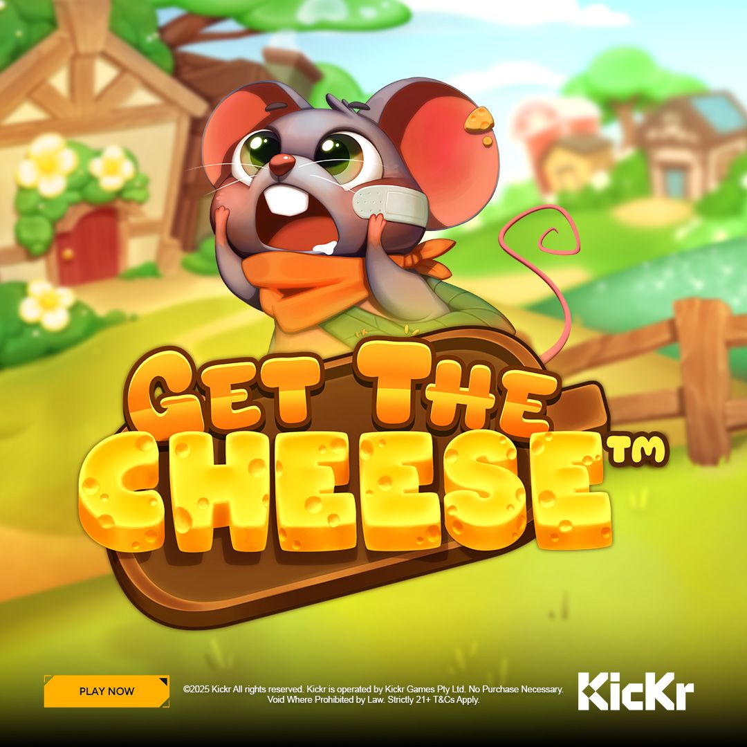 KickrGames's tweet image. 🐭 Can you get the cheese? Get the Cheese by #Hacksaw is here on #Kickr!

🧀 Spin, win, and help the mouse collect cheesy rewards in this whimsical new game. The bigger the cheese, the bigger the prize!

🎯 Play now and take your shot at the ultimate win!
