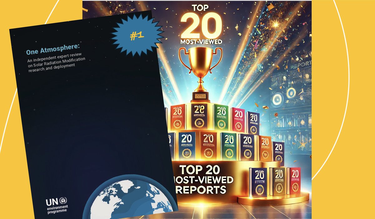 Policy Commons' Top 20 Most-Viewed items of 2024!
# 1 . . . . the most viewed in 2024!!
One Atmosphere: An Independent Expert Review on Solar Radiation Modification Research and Deployment
from <a href="/UNEP/">UN Environment Programme</a> <a href="/UNEP/">UN Environment Programme</a>.org
➡️ coilink.org/20.500.12592/k…