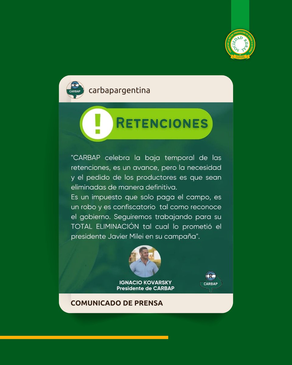 Sociedad Rural de Tandil tweet media