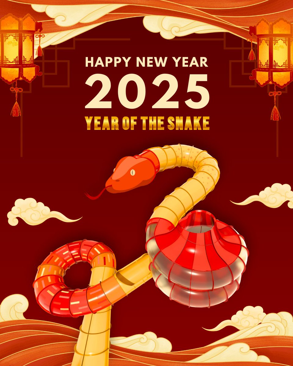 ProSlideTech's tweet image. Happy Chinese New Year! Wishing everyone a joyful celebration as we welcome the Year of the Snake. May this year bring prosperity, health, and happiness.

#ChineseNewYear #YearOfTheSnake #ProSlide