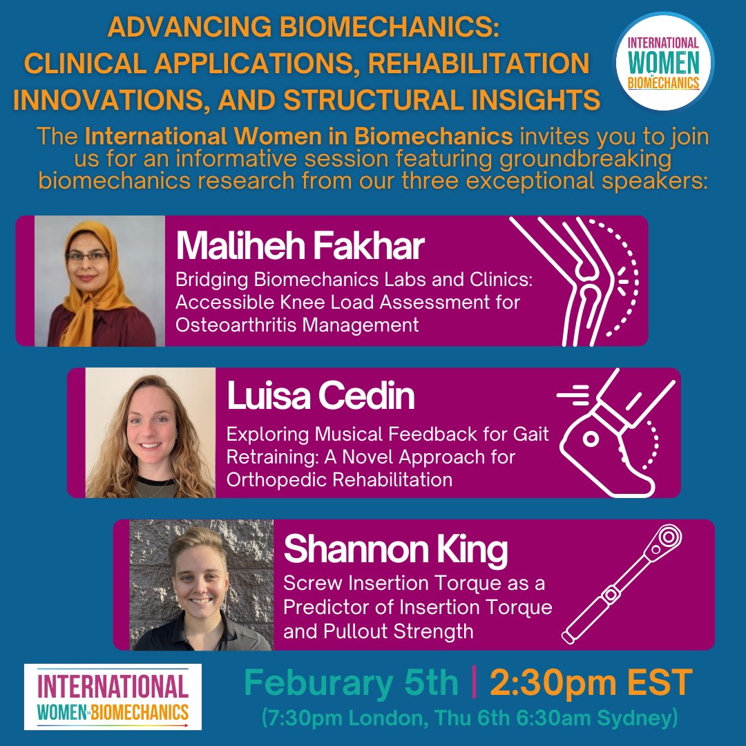 International Women in Biomechanics tweet media