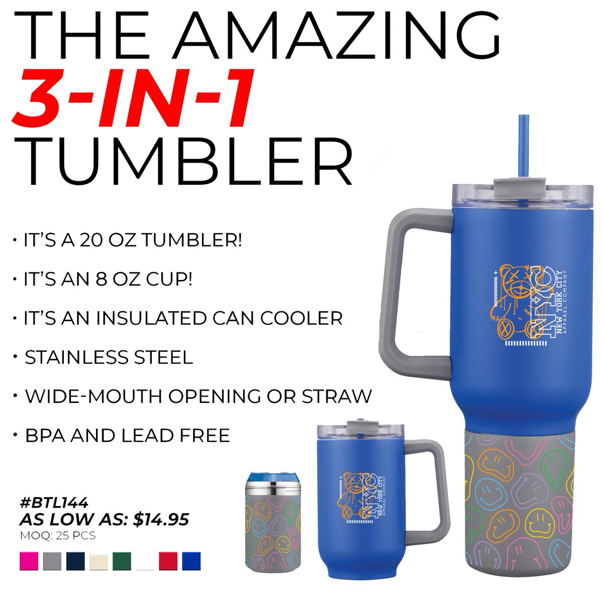 3-In-1 Tumbler?! 🤯 Now that's something you don’t see every day! 2025 is all about innovation— let’s talk about how we can incorporate creative promo items into your campaigns this year!

📞888.441.1233
🌐impact.ms

#MarketingStrategy #CreativeMarketing #2025Trends