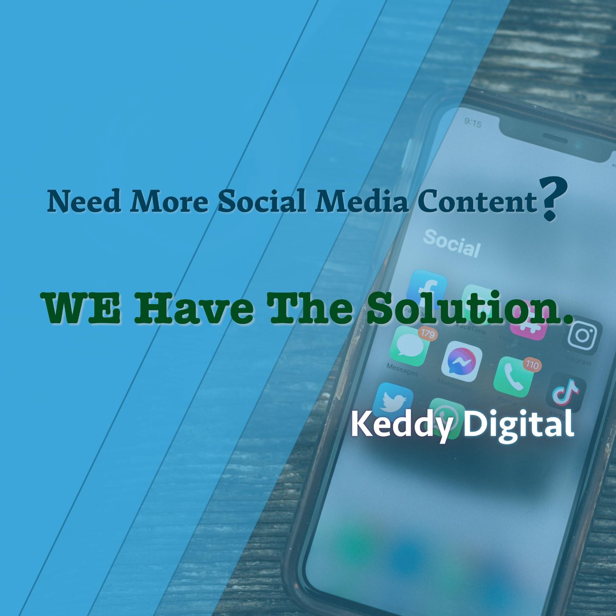 🚀 Ready to take your social media game to the NEXT LEVEL? With Keddy Digital, you’ll unleash your creativity and skyrocket your content! 🌟 Whether it’s eye-catching graphics, engaging videos, or inspiring posts, we've got the tools you need to grow your audience and boost yo...