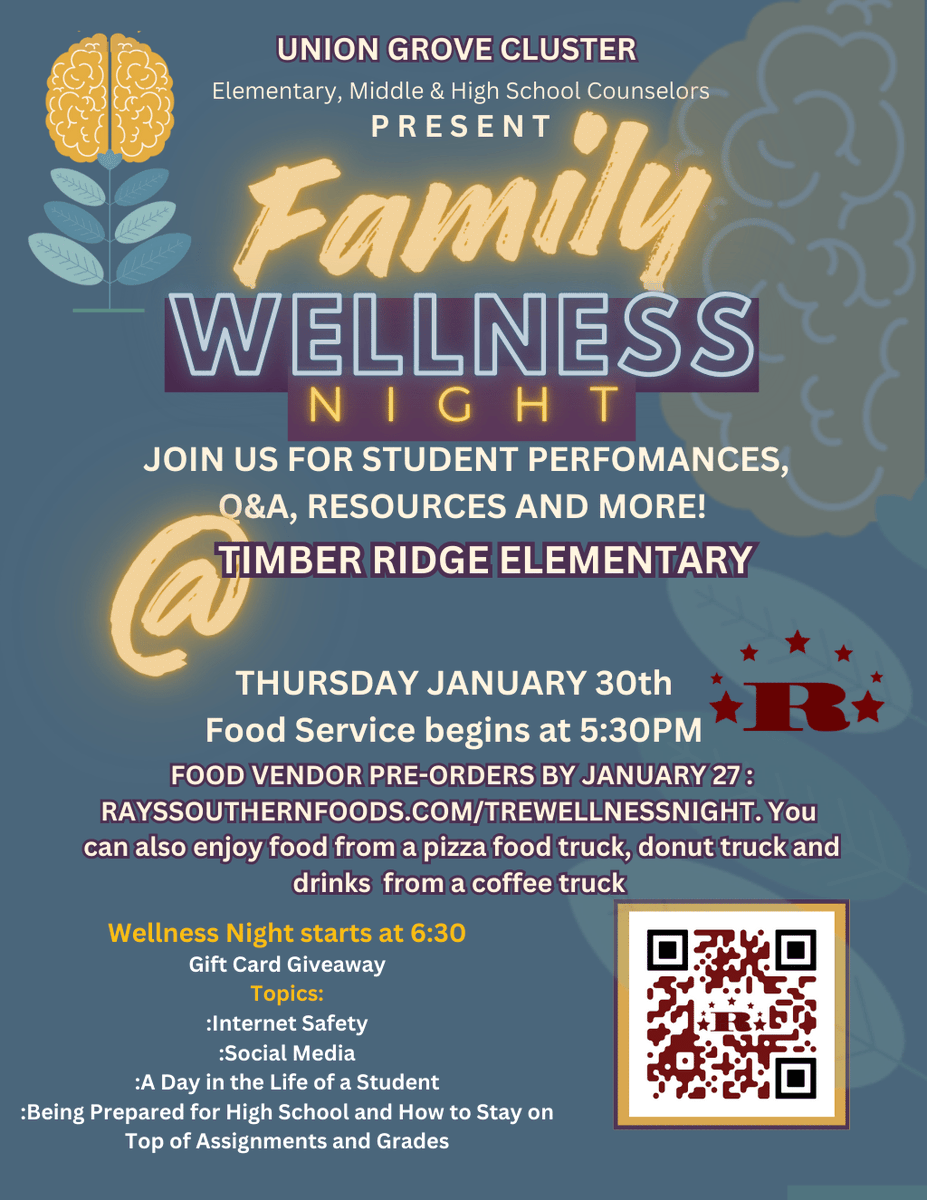 ugmswolverines's tweet photo. Please join us for Family Wellness Night at Timber Ridge Elementary School! https://t.co/iXmjxxrkfc