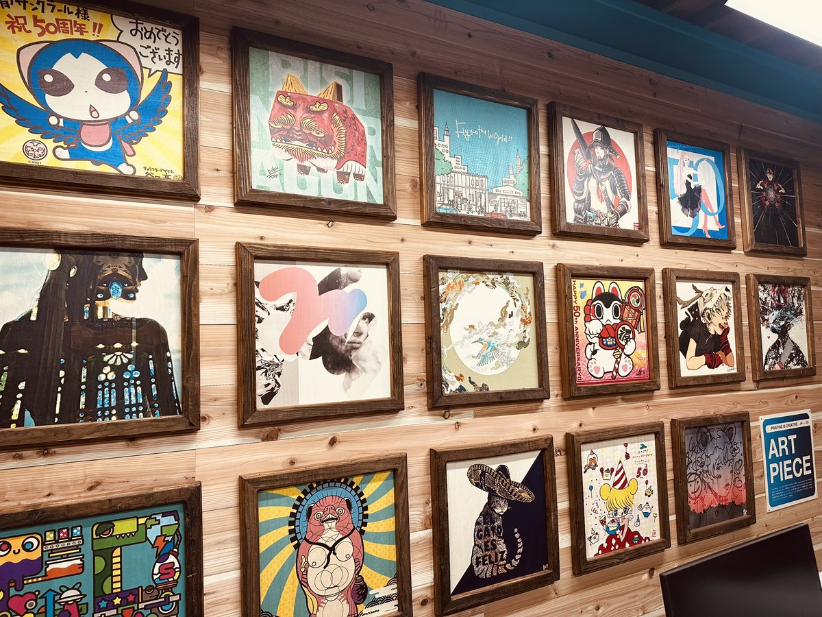 rj_graphics's tweet photo. サンクラールの工房”ファクトリーゼロワン”で今日集合しましたが、色々なクリエイターさんの作品が飾られておりました😀
https://t.co/cqTjt2jinu
 
#FACTORY01 #サンクラール https://t.co/48NsCGTbPx