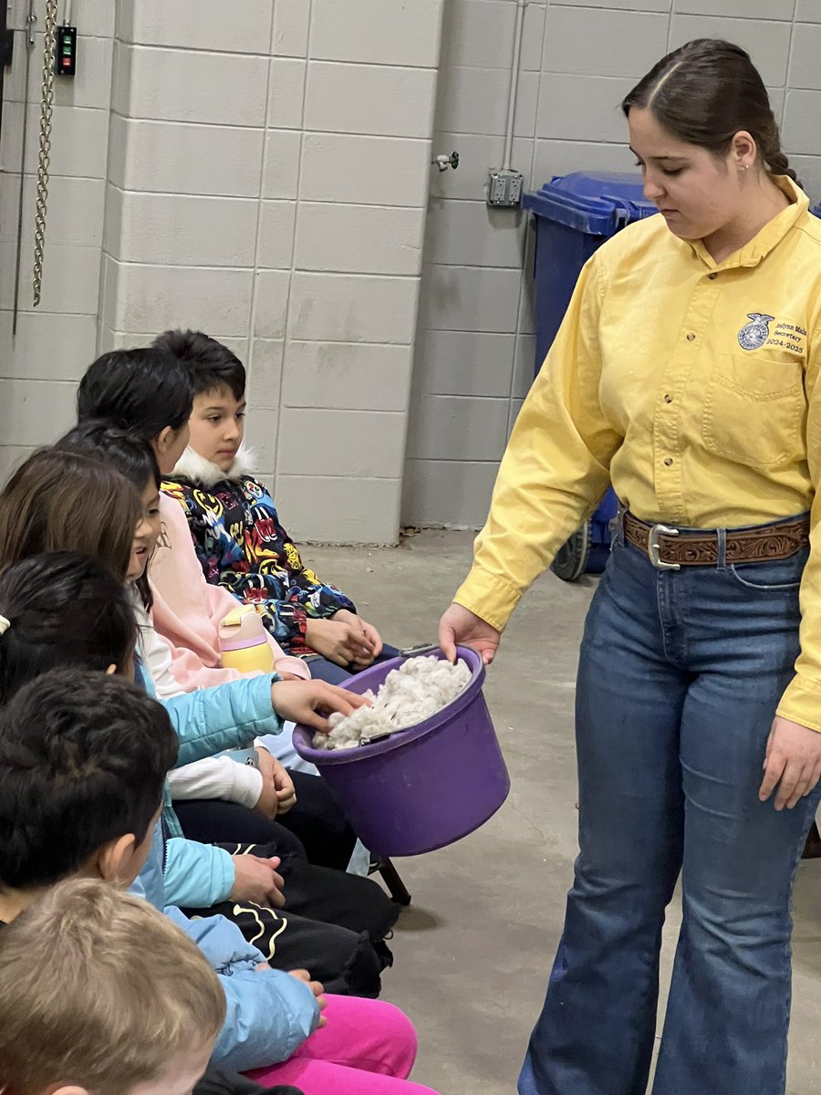 GardenCityHSFFA's tweet photo. Yes, we are out of school again, but this time, my students are the teachers! We are with Finney County @KSFarmBureau and their annual Friends on the Farm. A huge thanks to @sheep_shower for bringing in his momma and her lambs! #GCBuffs #LivingToServe https://t.co/Gdb0WpW1xG