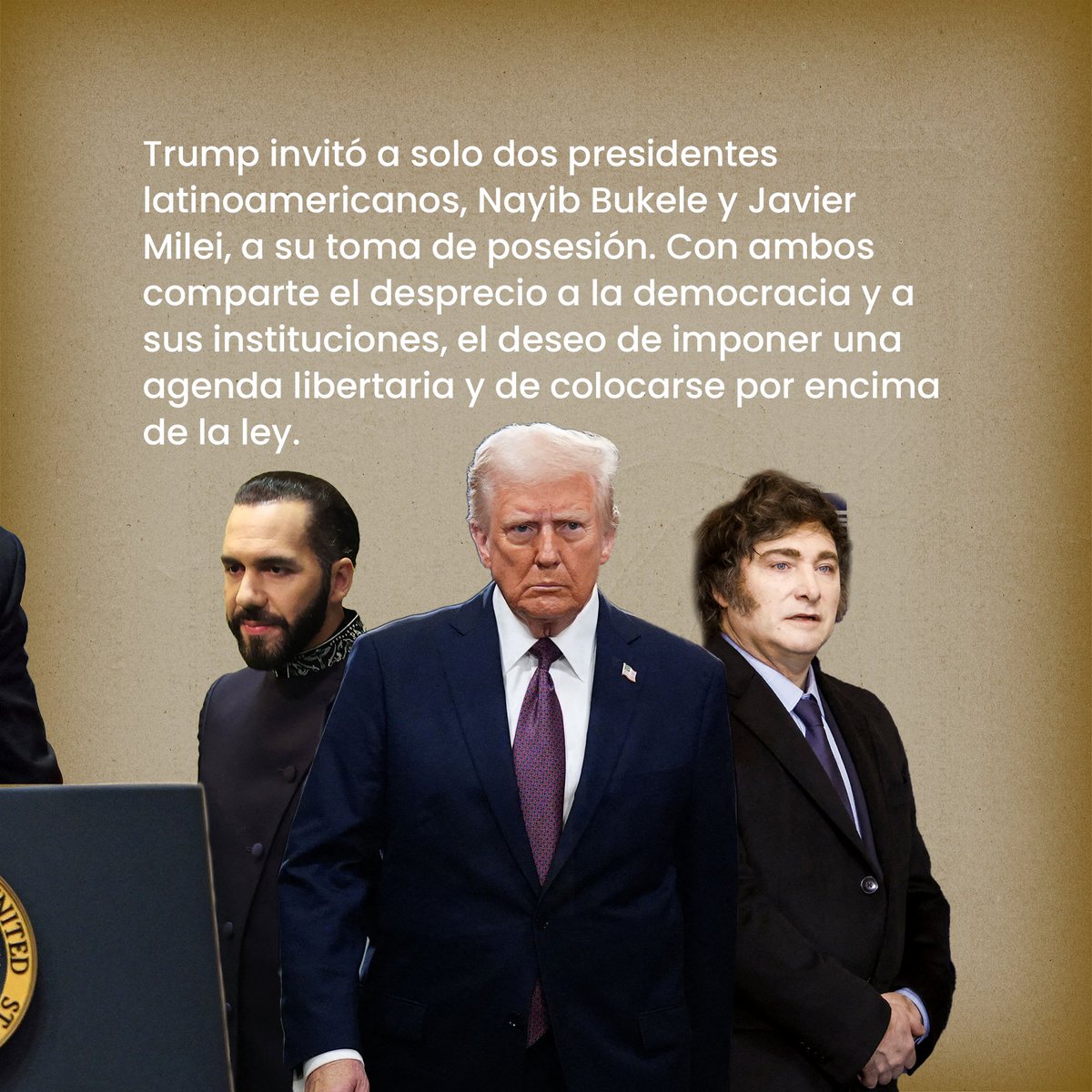 _elfaro_'s tweet photo. EDITORIAL | La inauguración de la segunda presidencia de Donald Trump en Estados Unidos confirma una extraordinaria hazaña política que apenas hace cuatro años parecía imposible. 🧵⬇️ https://t.co/W1EgU9oHYO