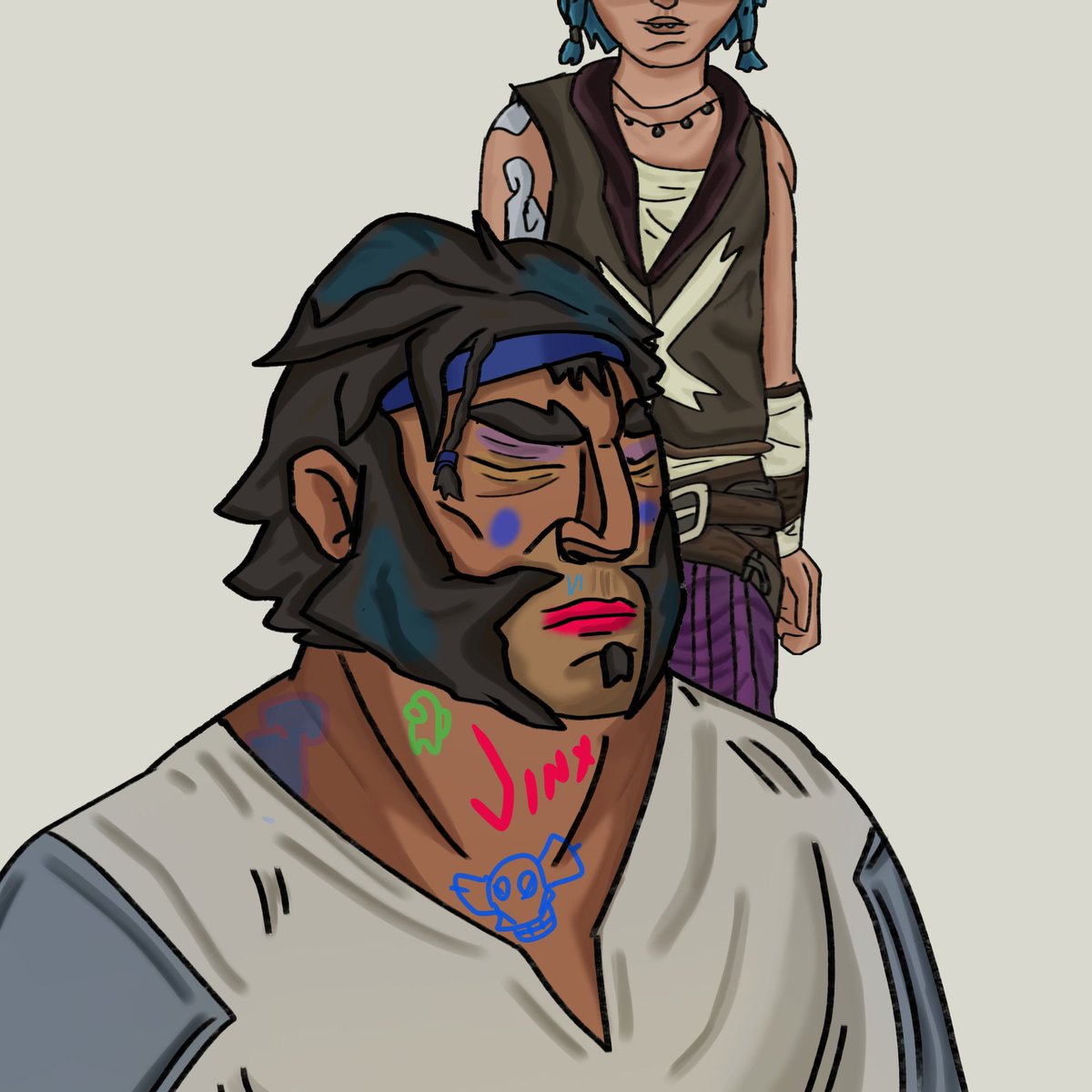 JuanAnd83696834's tweet photo. Vi esta imagen de la roca y se me hizo divertido hacer esto 

#loris 
#isha
#arcanefanart 
#arcanememe
#artwork 
#digitalart 
#digitalmeme
#meme https://t.co/FGKrw7lQIL