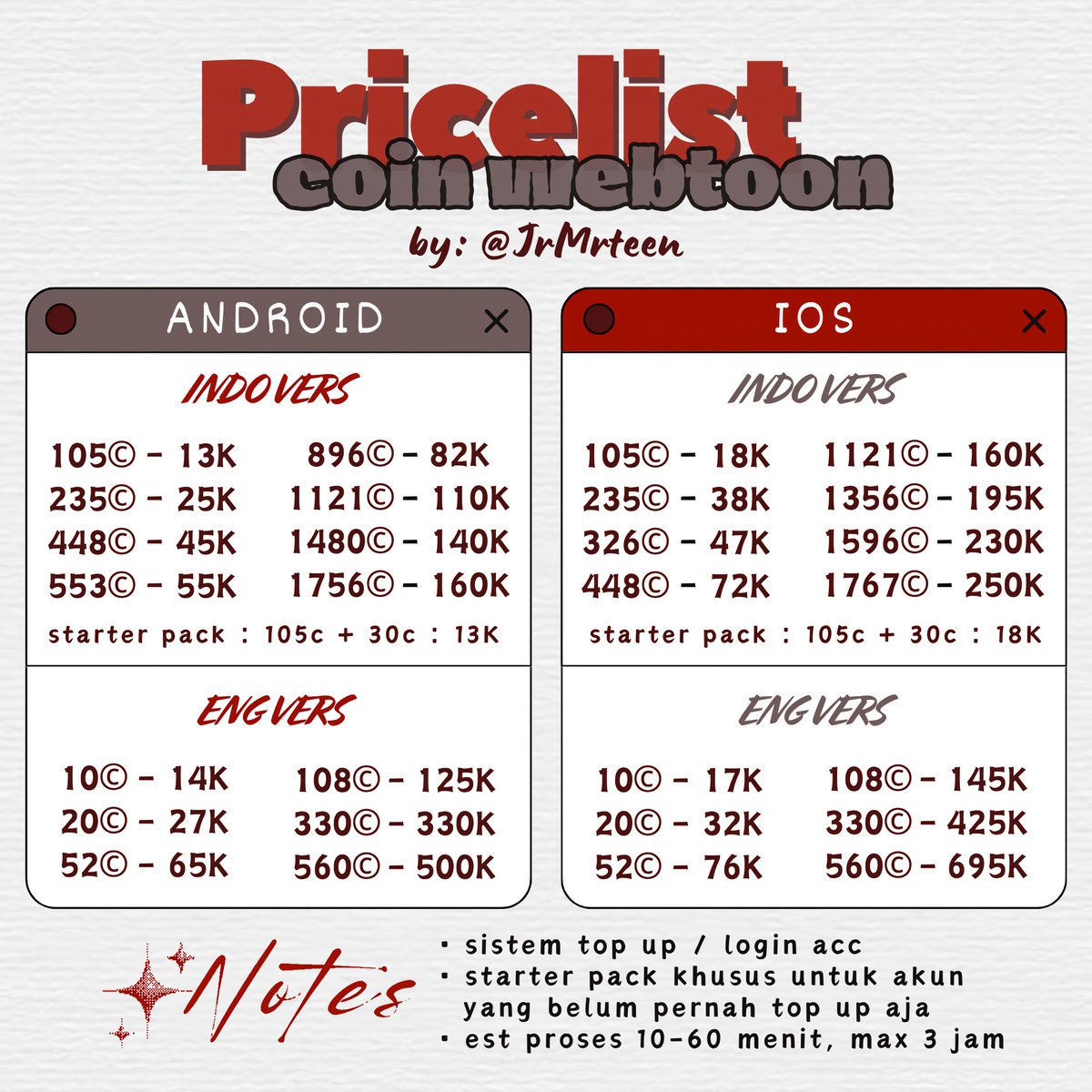 jerr , jual coin line + webtoon tweet media