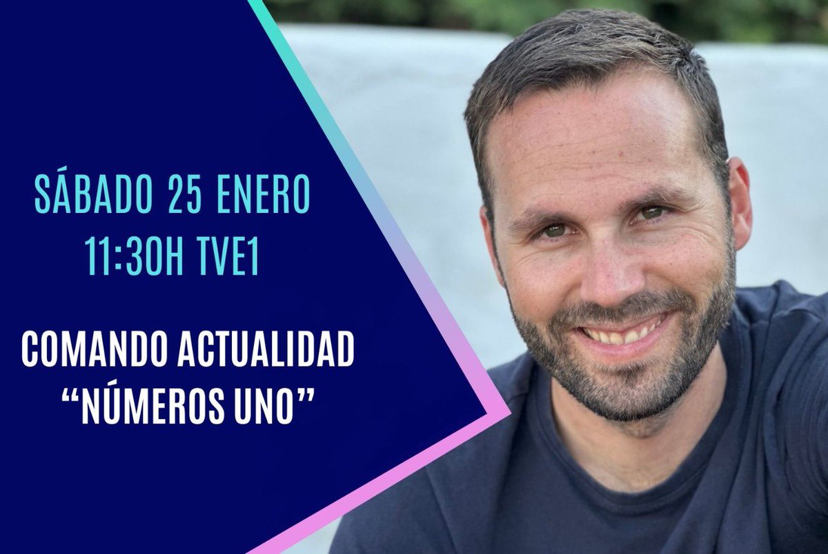 🗓️ Sábado 25 de enero
🕦11:30h
📺 TVE1
@cantayaprende 
<a href="/comandotve/">Comando Actualidad</a> 
<a href="/rtve/">RTVE</a>