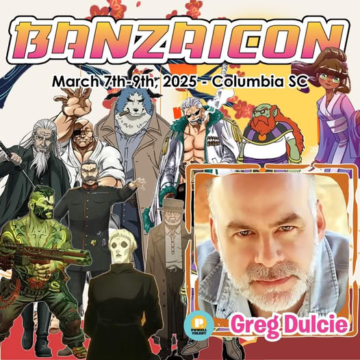 Banzaicon is Thrilled to have Special Guest Greg Dulcie!
banzaicon.com/greg-dulcie/
banzaicon.com/admission/
#banzaicon #ichitriban #GregDulcie #OnePiece #PopTeamEpic #Crunchyroll #FullmetalAlchemist #FairyTail #SergeantKeroro #BakitheGrappler
