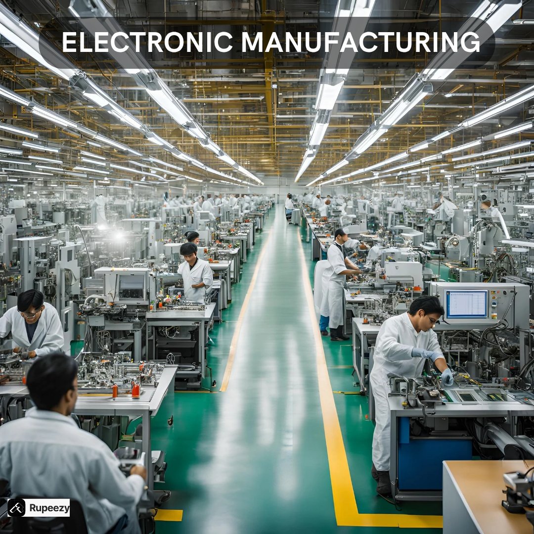 RupeezyOfficial's tweet photo. ⭐ Electronic Manufacturing Has Huge Growth Opportunity in India🇮🇳 

👉 13 Stocks Classified According to Shareholding Pattern.

⭐ A thread🧵 👇

#stockmarketsindia #StockMarket #electronics #Manufacturing #Investments #investors
