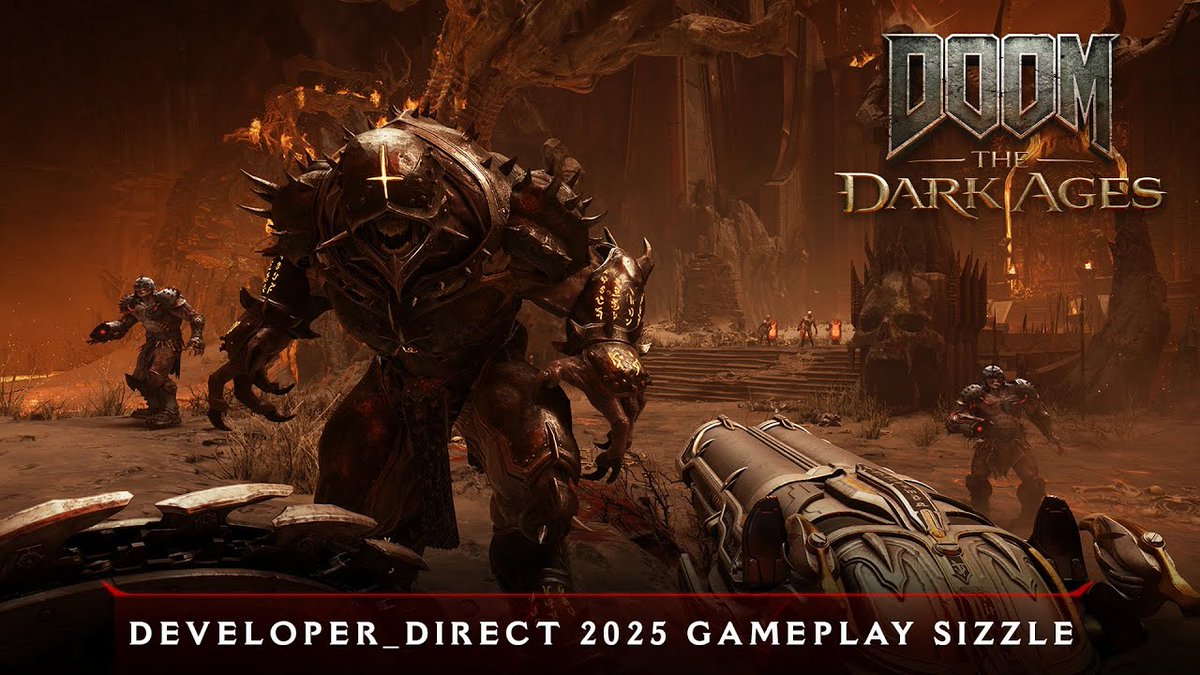 TheGamerAz's tweet photo. DOOM: The Dark Ages - Gameplay Trailer 4K https://t.co/6QpJN3h8gk via @YouTube @YouTubeGaming @PlayStation @Xbox @bethesda @DOOM #Youtube #YoutubeGaming #Playstation #Playstation5 #PS5 #Xbox #PC #Doom #DOOMTheDarkAges #Gaming https://t.co/d3TwPHsyFa