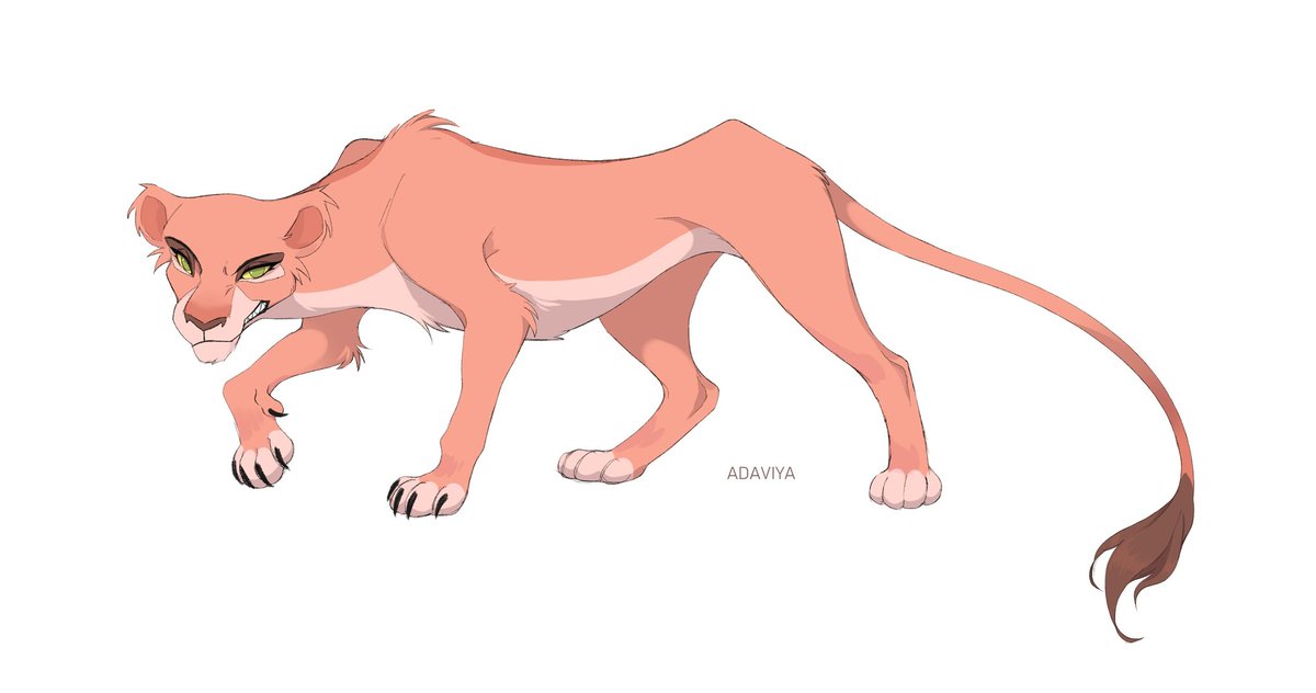 Adaviya307's tweet image. Lion king? OR MAYBE kion ling?????
My oc like an outsider from tlk