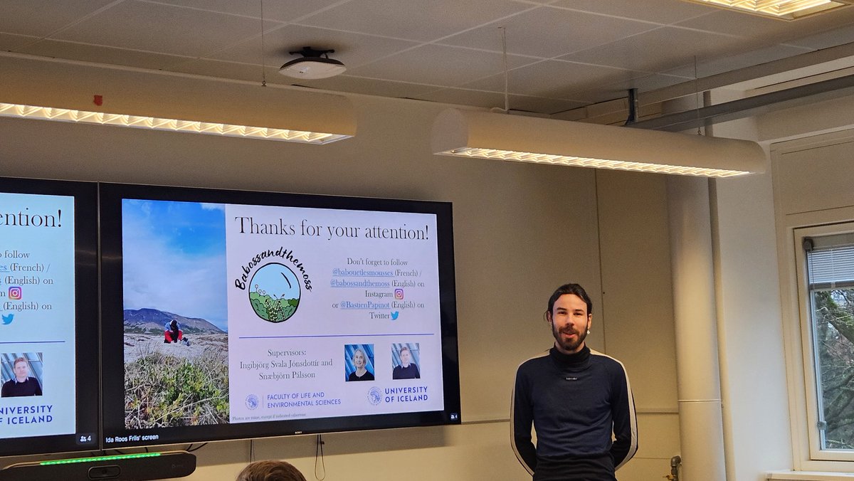 VOLT - Center for Volatile Interactions (@volt_center) on Twitter photo This week we had <a href="/BastienPapinot/">BabossAndTheMoss</a> visiting from the University of Iceland. It was great to learn about his PhD project about Arctic moss. This week we had <a href="/BastienPapinot/">BabossAndTheMoss</a> visiting from the University of Iceland. It was great to learn about his PhD project about Arctic moss.