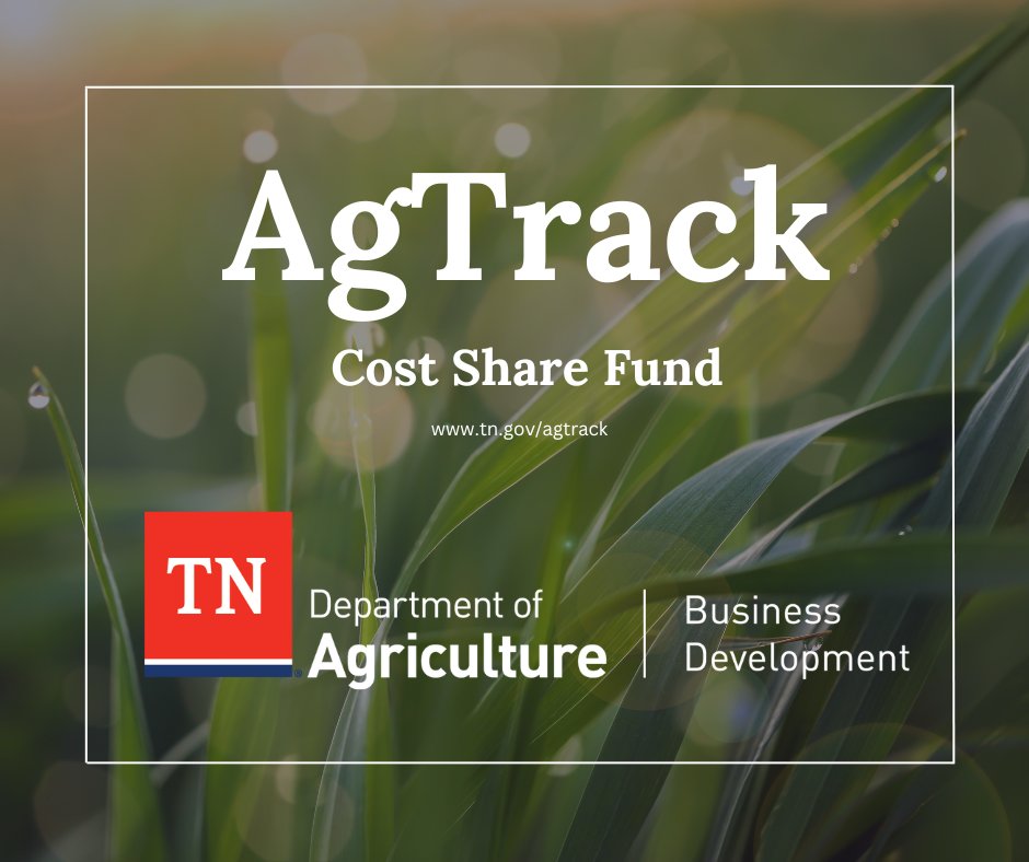 TNAgriculture's tweet photo. The Tennessee Department of Agriculture is announcing agricultural and forestry business recipients of the cost share fund, AgTrack. https://t.co/vB5CAxIR2m https://t.co/ZhJht9RvmK