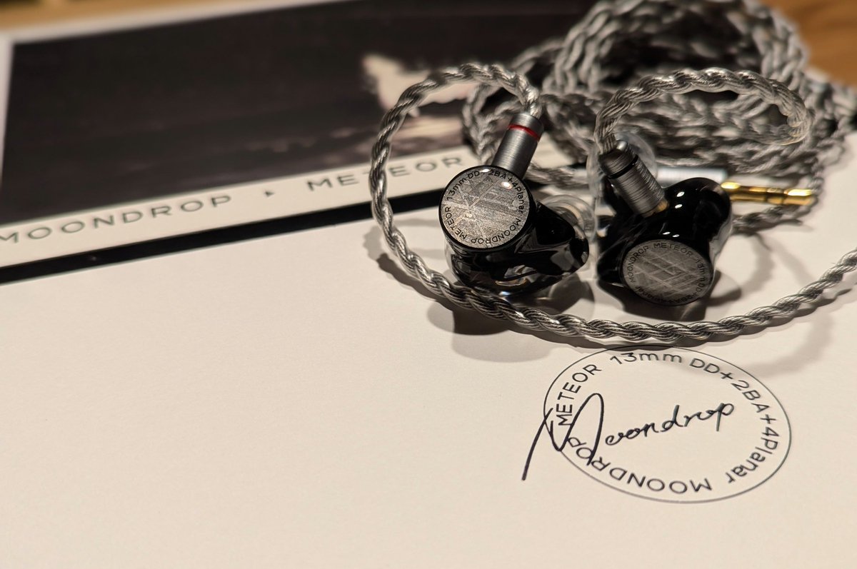 Moondrop Meteor Moondrop Edge タオバオで頼んでたやつが、やっと来 