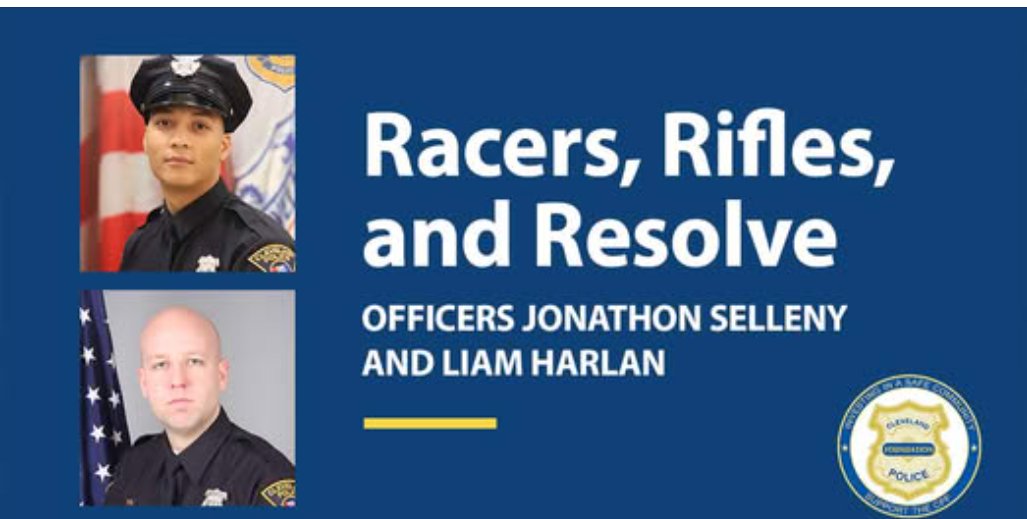 The Cleveland Police Foundation is honoring Cleveland Police District 3 Patrol Officers Selleny and Harlan, who last year responded to a call known as a frequent site for illegal street racing. This time, rifles were involved. clevelandpolicefoundation.org/armed-suspects…