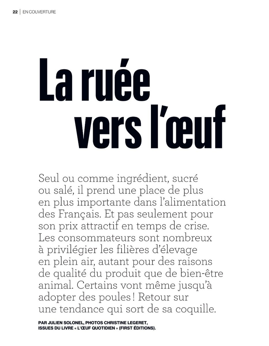 Le <a href="/leparisienwe/">Le Parisien Week-End</a> fait sa UNE sur l'œuf 🥚😋