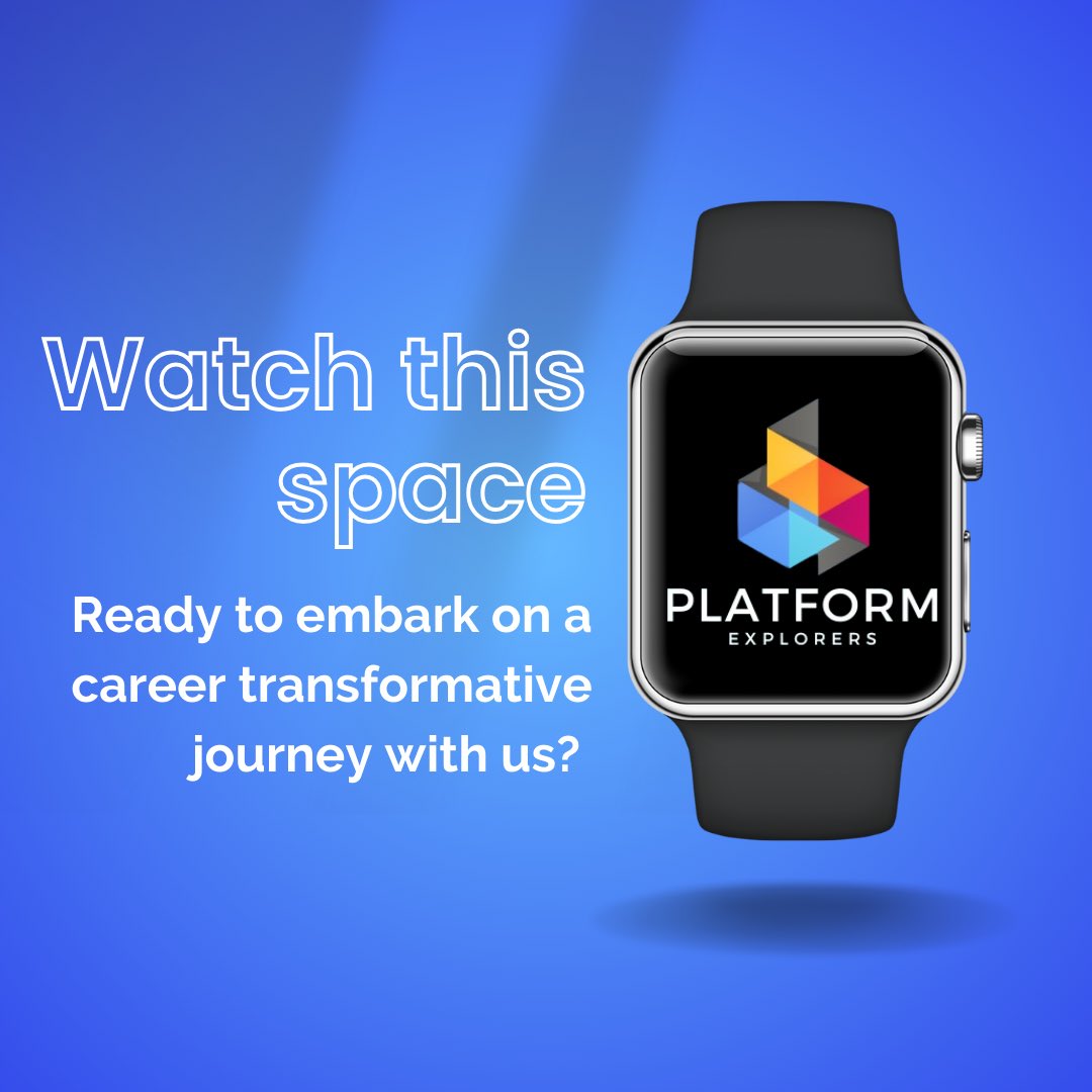 platexplorers's tweet image. 💫We have an exciting announcement coming soon! 💫

Make sure you stay tuned as we set out to take you on a transformative career journey! 🎊

#PlatformExplorer #TechStarter #EarlyCareer #Tech4All