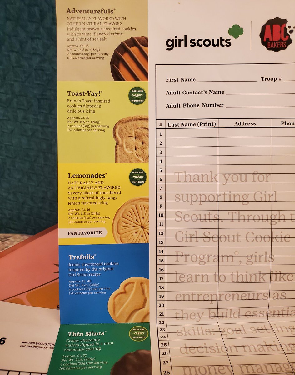 wolfmechanics's tweet photo. It's that time of the year again: Ariadne's Brownie troop is selling cookies. It's been so cold here in Buffalo they've been canceling school so it's hard having her go around door-to-door. Please help? 
https://t.co/1ssMySXC0V https://t.co/fpFiZObwlc