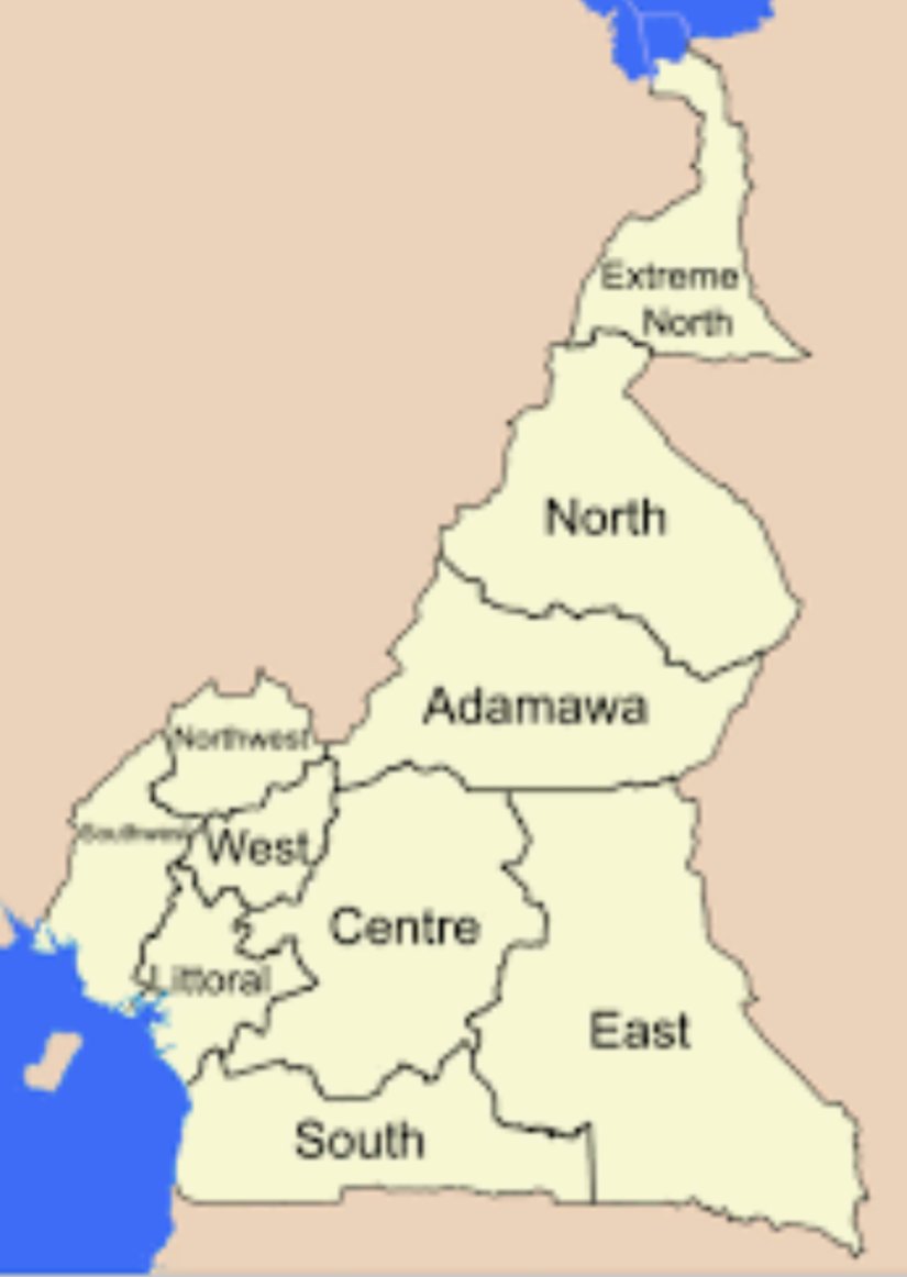PerryAlem's tweet image. Out of Cameroon's 10 regions,how many have you been to? 
Me 5:
SW
NW
LT
CE
OU