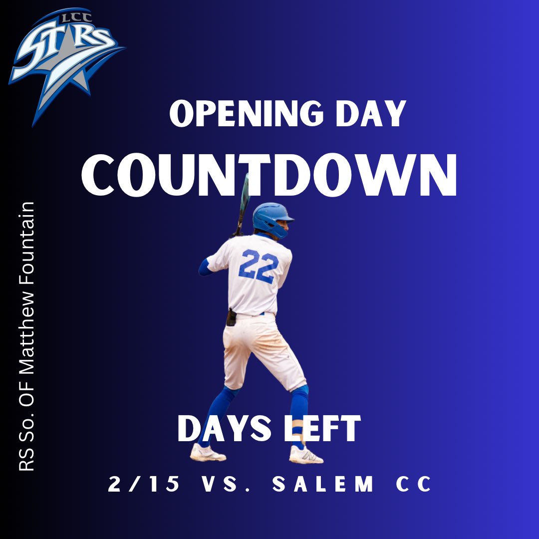 Lansing Stars Baseball (@lansing_stars) on Twitter photo 22 days away from our Opening Day doubleheader!
#22 is worn by RS So. OF <a href="/MFountain04/">Matthew Fountain</a> this season! Last spring Matthew slashed .407/.492/.574, collecting 22 hits, including five doubles and two triples.
Matthew has also been an influential member of our Leadership Council! 22 days away from our Opening Day doubleheader!
#22 is worn by RS So. OF <a href="/MFountain04/">Matthew Fountain</a> this season! Last spring Matthew slashed .407/.492/.574, collecting 22 hits, including five doubles and two triples.
Matthew has also been an influential member of our Leadership Council!