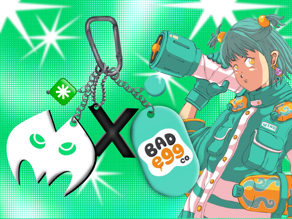 So happy to partner with Bad Egg Co. for 10 WL on both our projects!

🥇Follow <a href="/Abstract_Mons/">MonsterKeeper ✳️</a> &amp; <a href="/BadEggCompany/">Bad Egg</a> 
🥈Join both Discords (links in bios)!
🥉Like/RT &amp; comment your favorite manga mukbang food!

🙀Spots limited! Get in before Abstract mainnet!