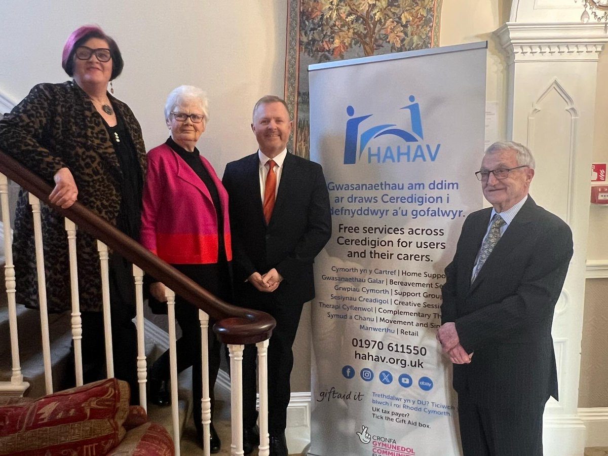 Pleser mawr croesawu ⁦⁦<a href="/Jeremy_Miles/">Jeremy Miles</a>⁩, AS, i Blas Antaron y bore ’ma i sôn am gynlluniau HAHAV Ceredigion./         Great pleasure to welcome Jeremy Miles MS, Cabinet Secretary for Health to Plas Antaron this morning to discuss HAHAV’s future plans.