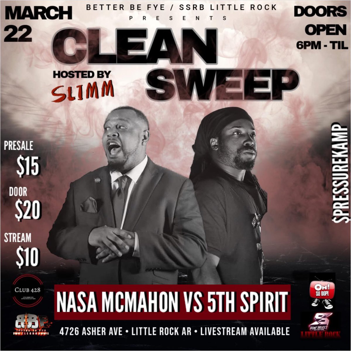 _fifthspirit_'s tweet image. I got a lot on my plate but the goal is to eat anyway #battlerap #the5thspirit #cooksum 

Feb 1st - Vs Tommy Snow (Dallas, TX)
Feb 6th - Vs @ENZIMAH (@iBattlePromo Twitter Space)
March 22nd - Vs @NasaMcmahon (Little Rock, AR)
April 26th - Vs Mystr (Tulsa, OK)