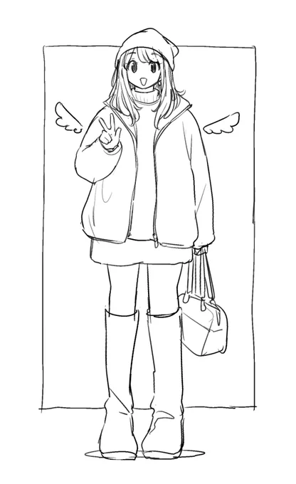 ラフ絵。 